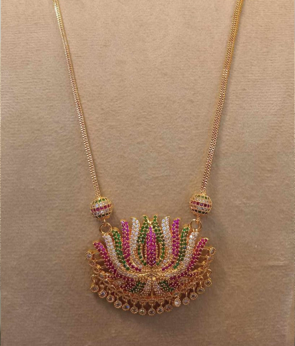 gold-plated-lotus-dollar-chain