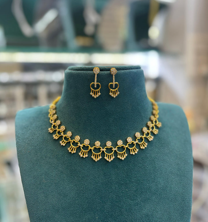 AD Stone Necklace Set
