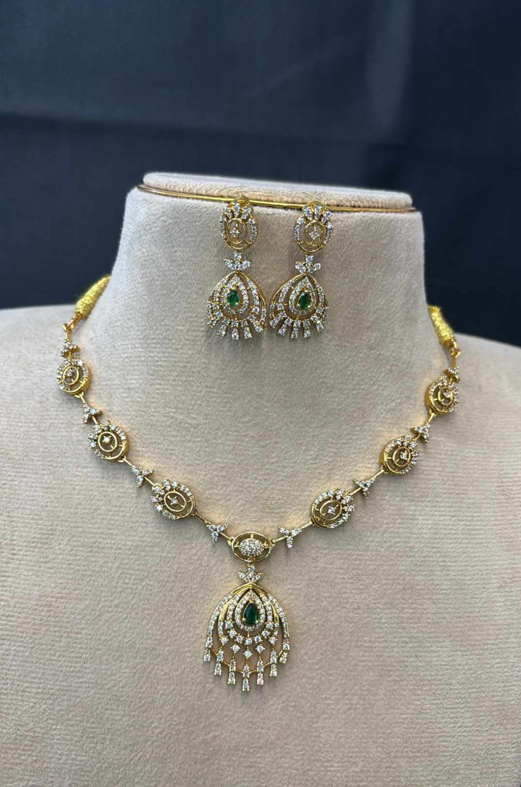 ad-stone-gold-finish-necklace-set