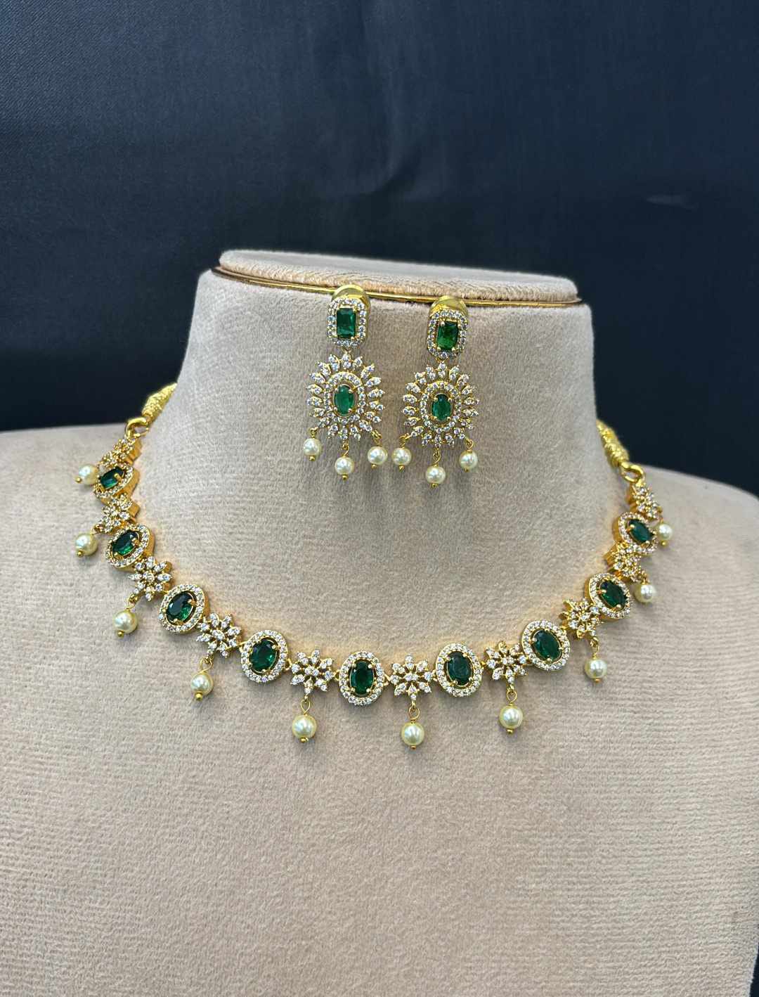 ad-stone-gold-finish-necklace-set