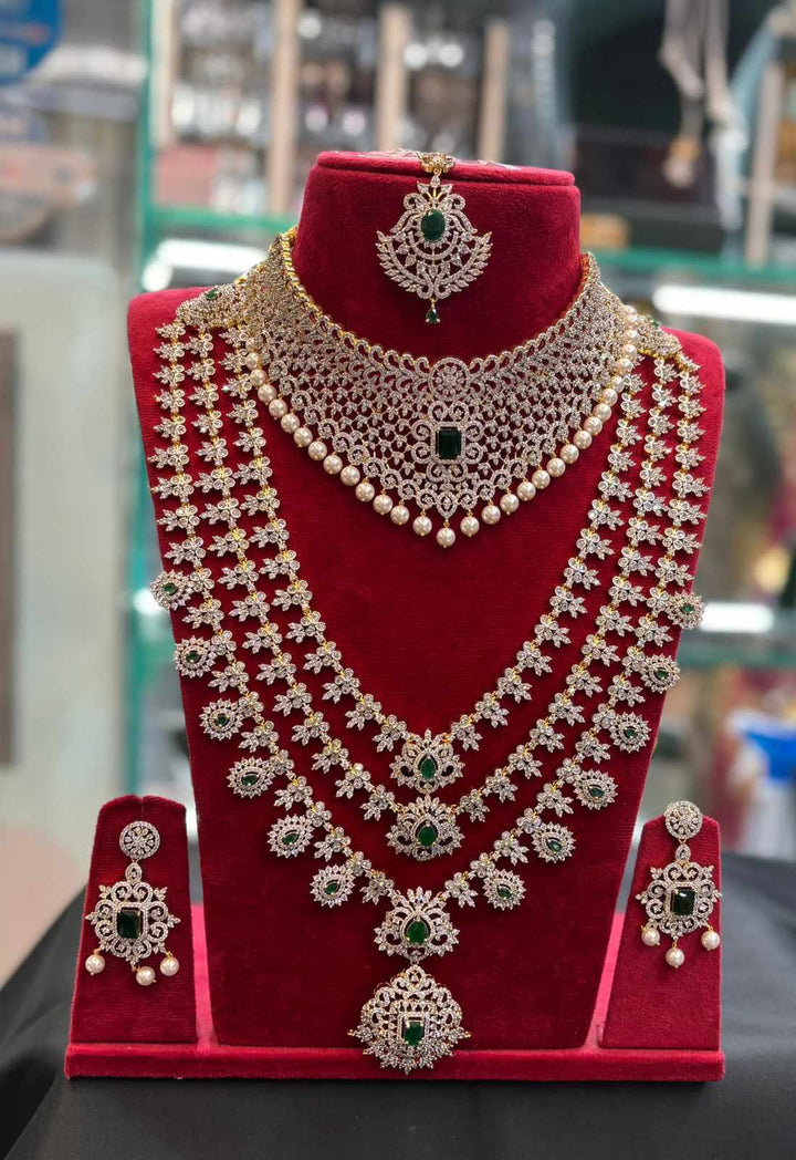 AD Stone GJ Polish Bridal Set