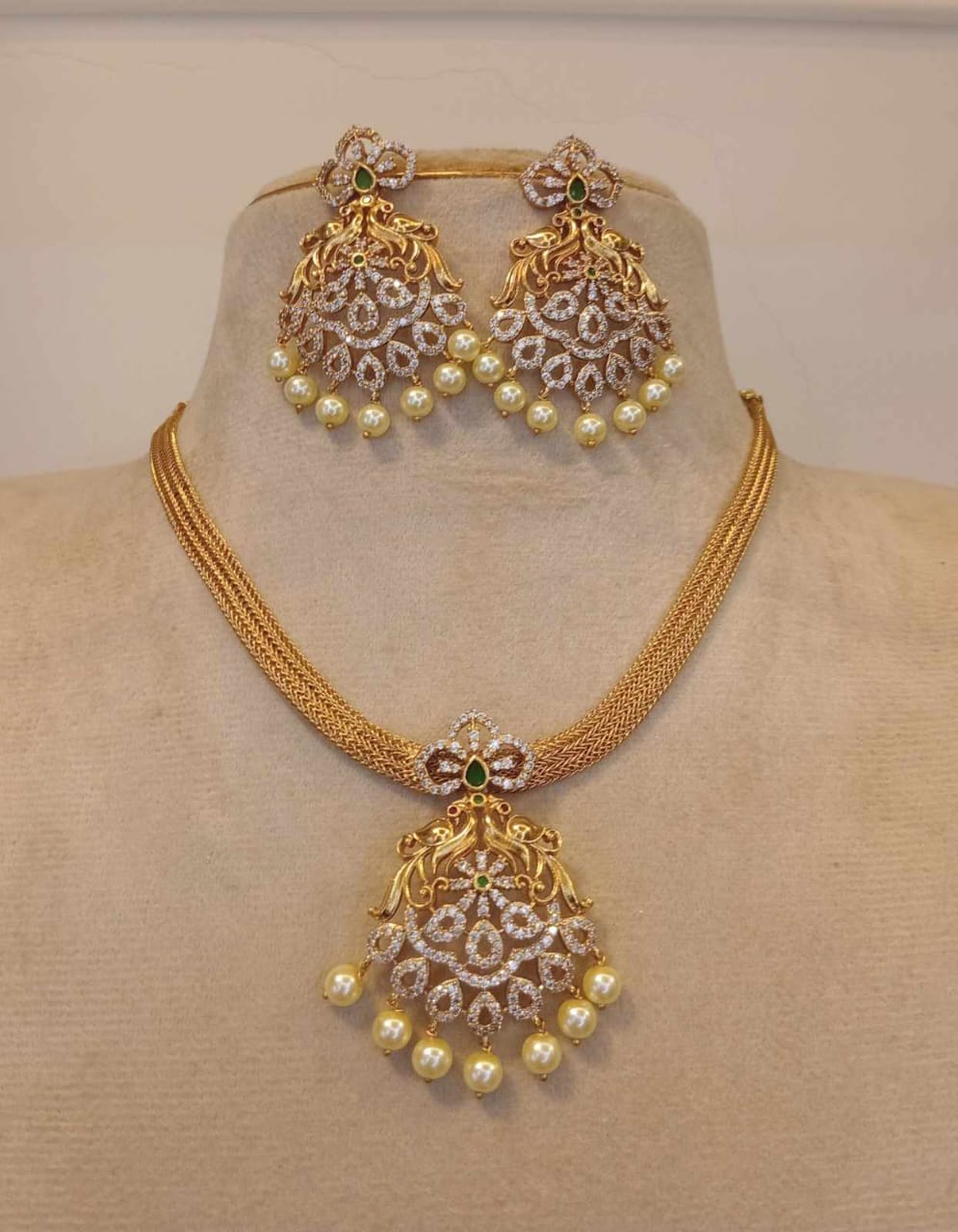 ad-stone-matt-finish-necklace-set