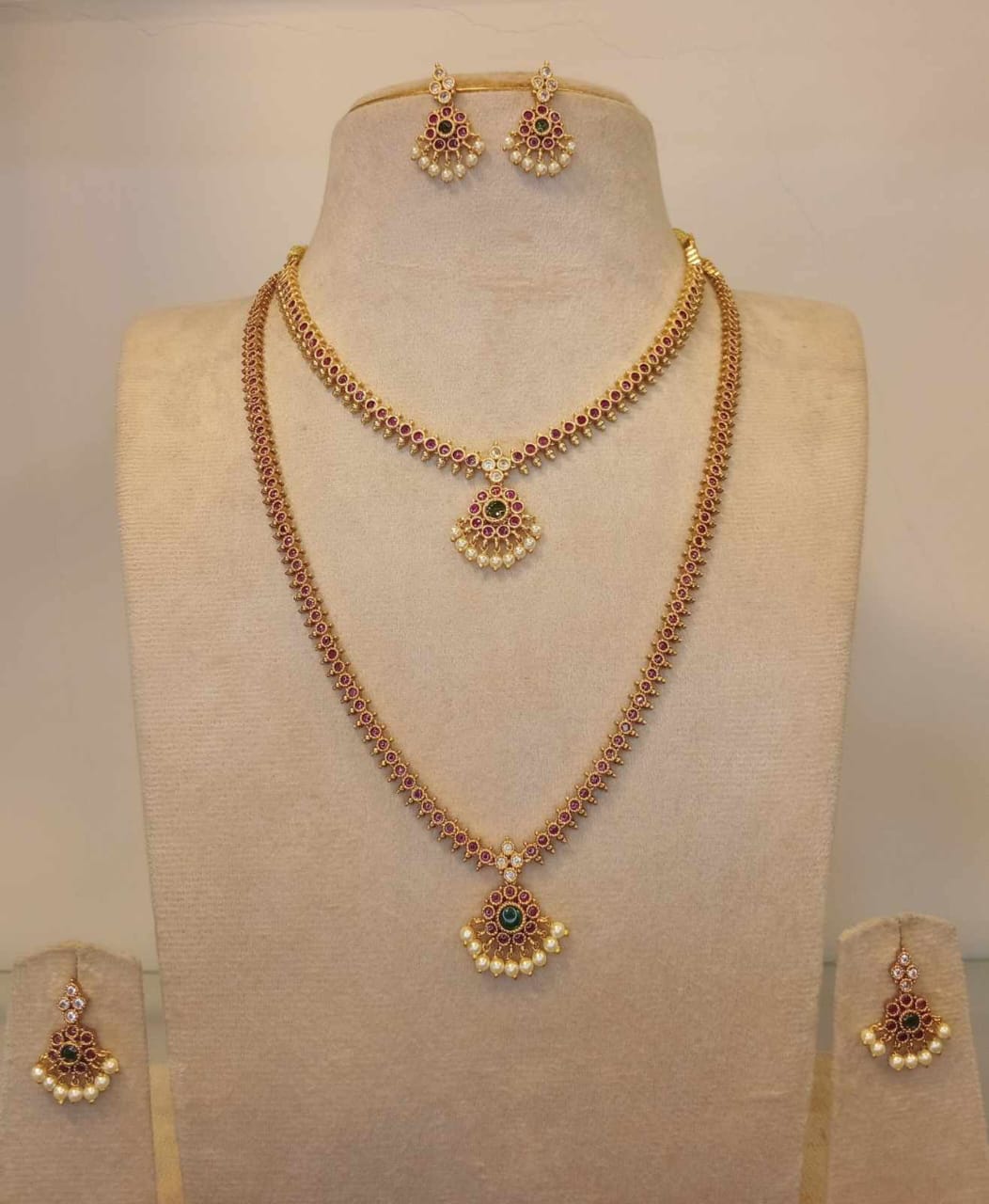 kemp-stone-gold-finish-haram-and-necklace-combo-set