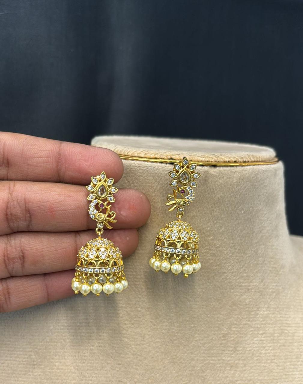 ad-stones-matt-finish-earrings