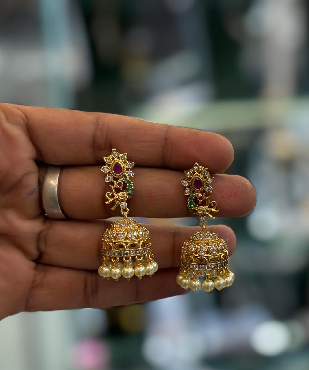 ad-stones-matt-finish-earrings