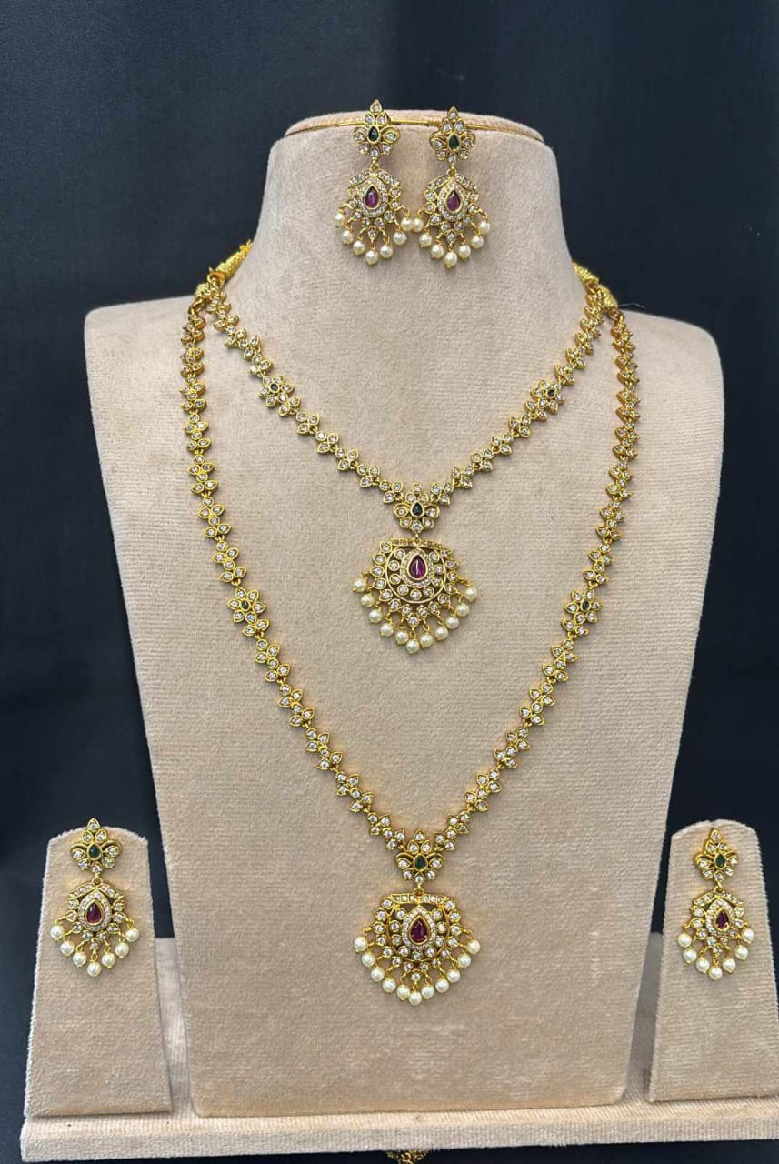 matt-finish-ad-stone-necklace-and-haram-set