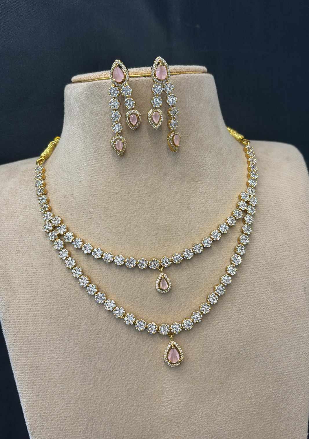 gj-polish-ad-stone-2-layer-necklace-set