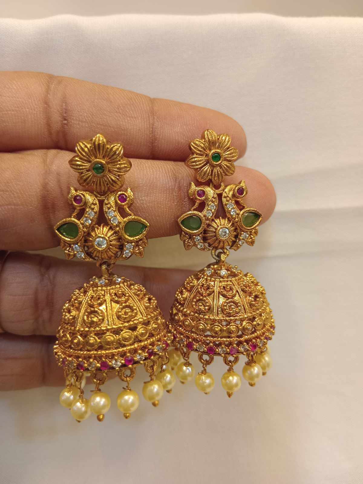 matt-finish-antique-design-earrings