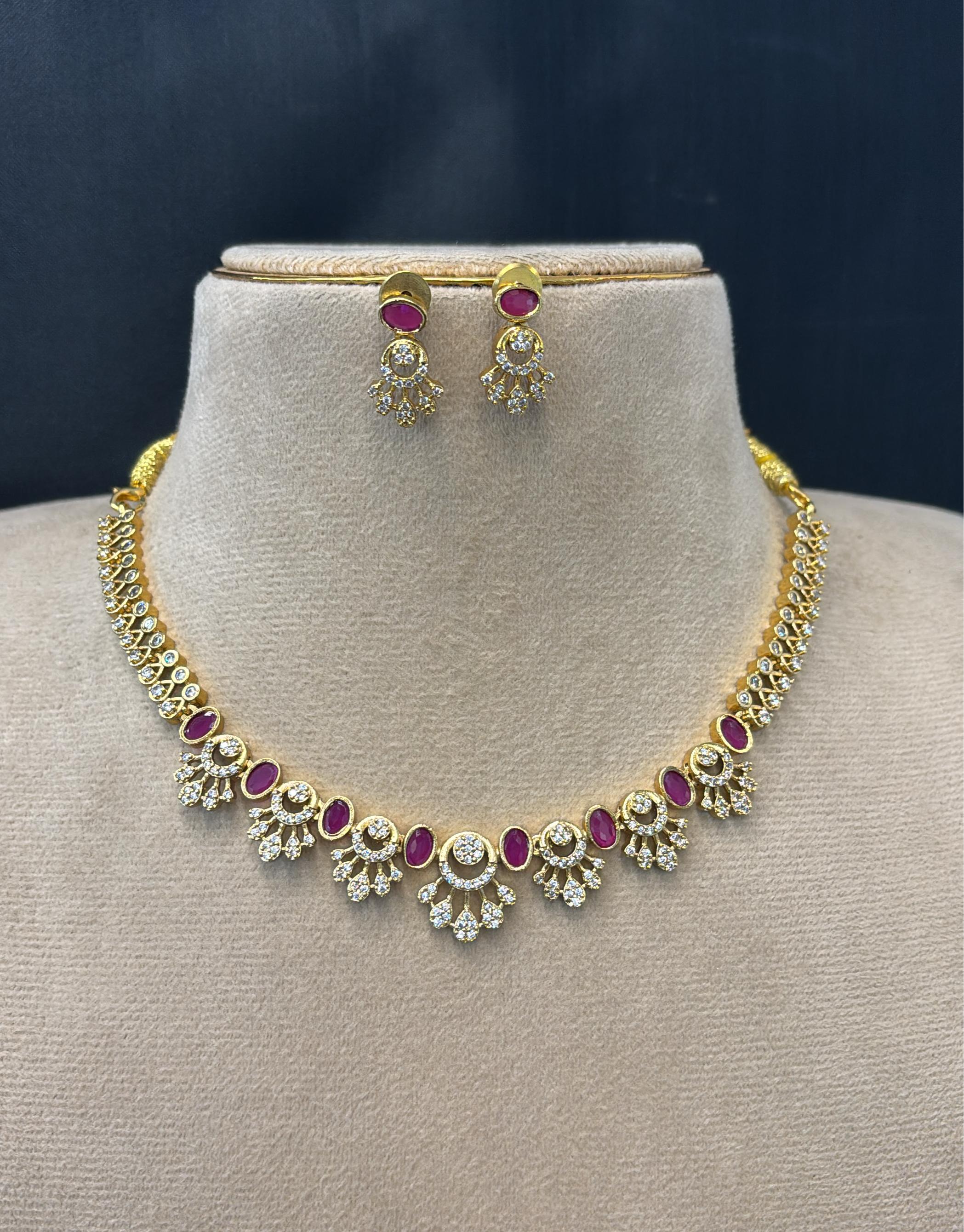 gold-finish-ad-stone-necklace-set