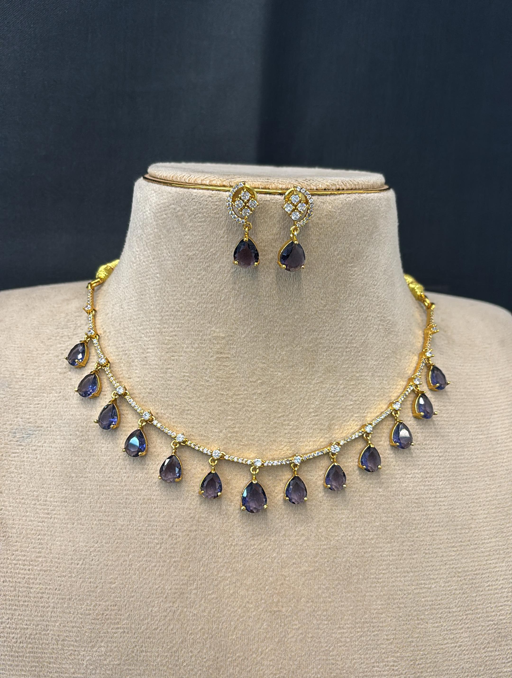 ad-stone-necklace-set-matt-finish
