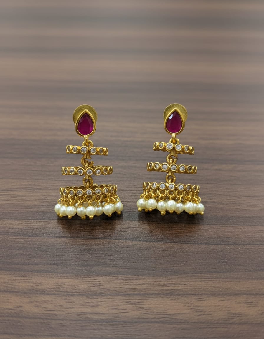matt-finish-dangler-earrings