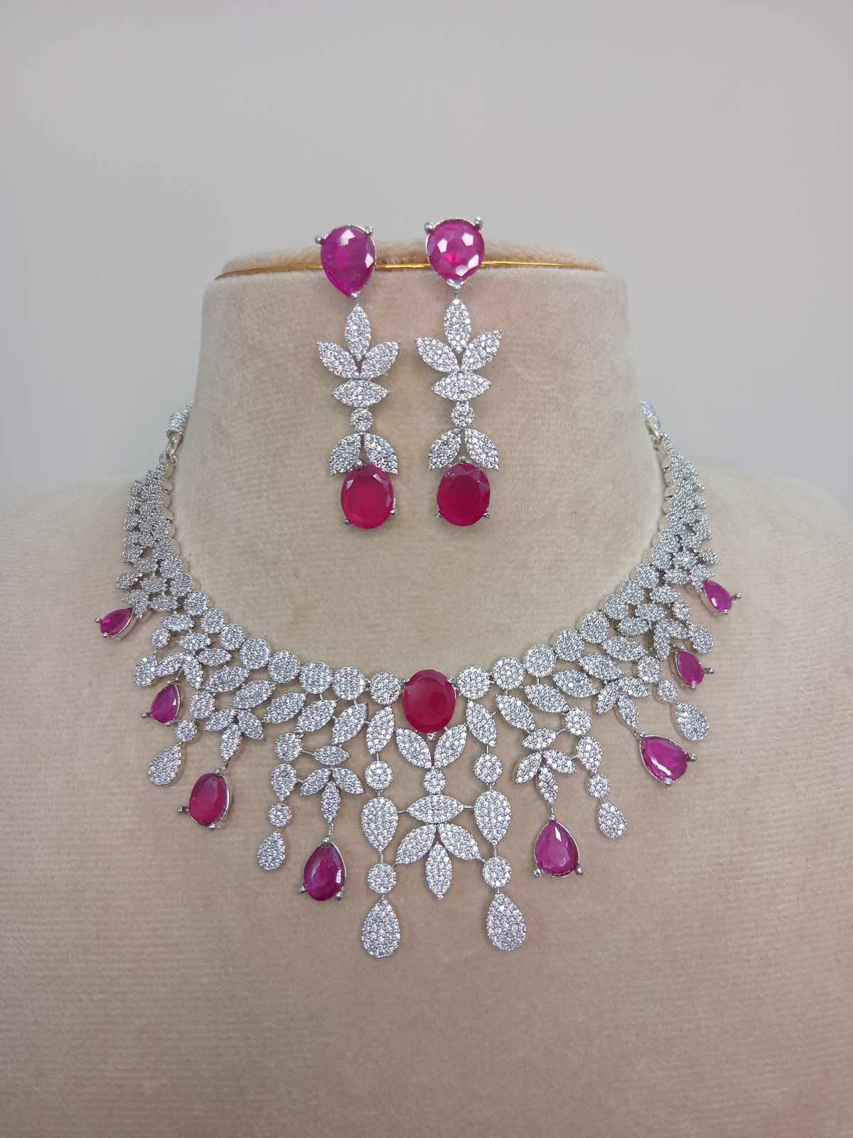 silver-polish-ad-stone-necklace-set