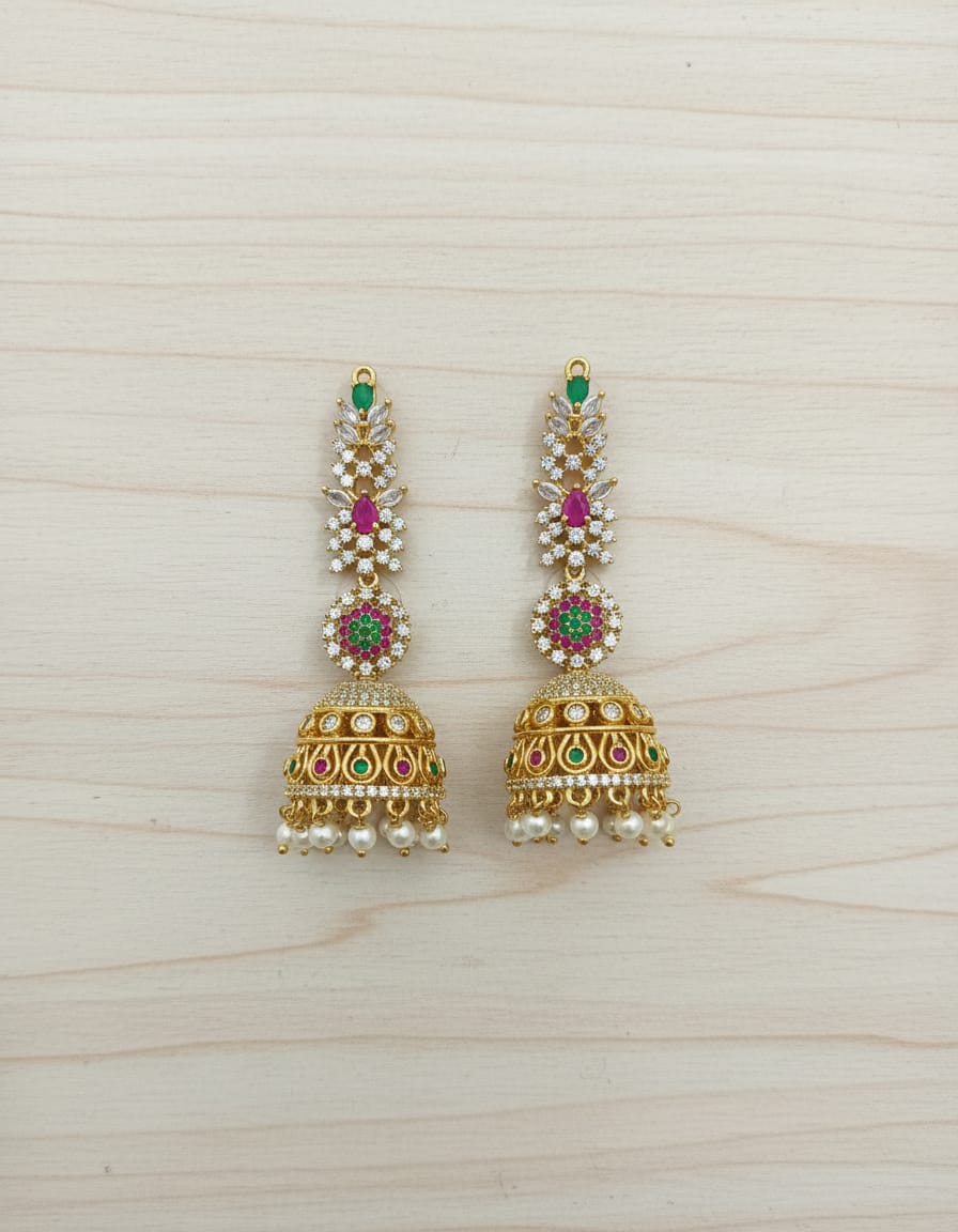 matt-finish-ad-stone-jhumka-with-mattal