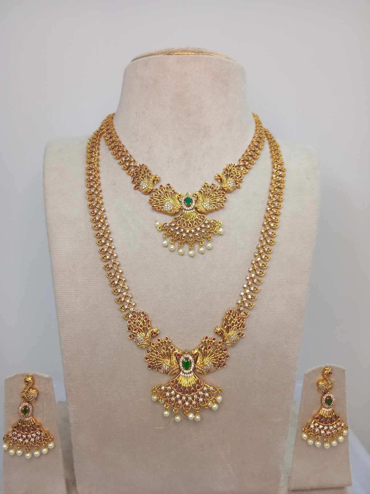 matt-finish-ad-stone-necklace-and-haram-combo-set