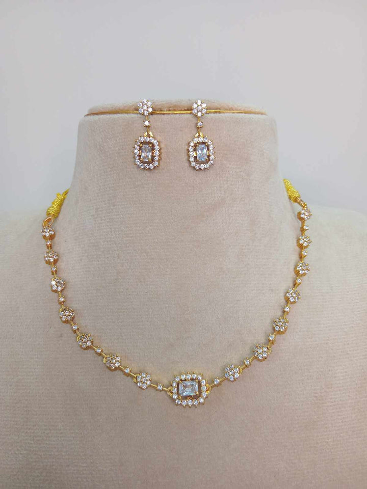 AD Stone Necklace Set