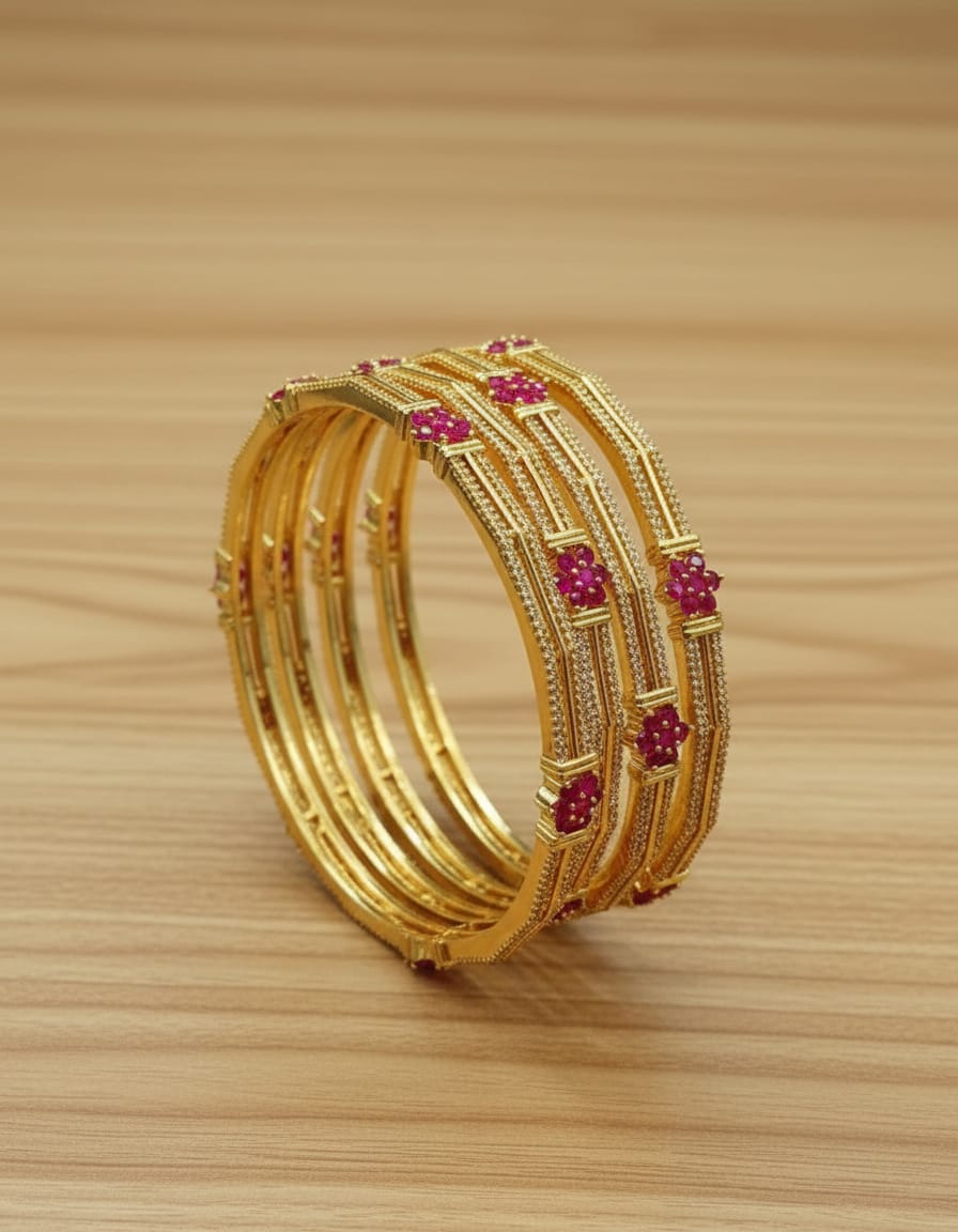 adstone-with-ruby-stone-bangles-gold-finish