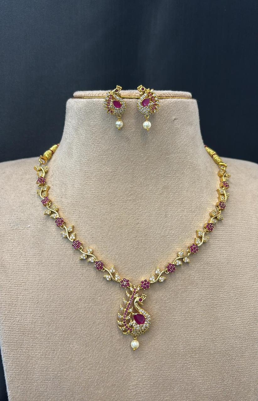 ad-stone-gold-finish-peacock-necklace-set