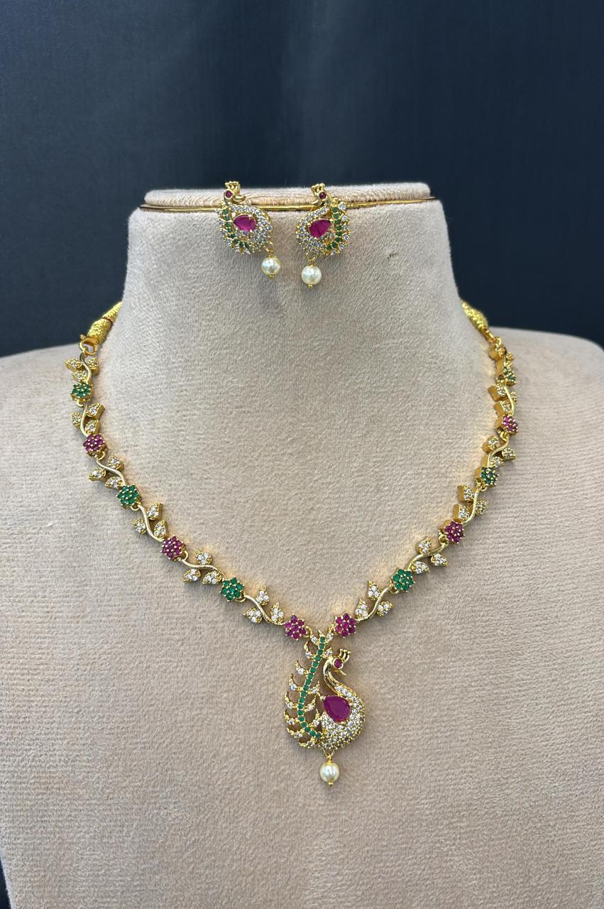 ad-stone-gold-finish-peacock-necklace-set