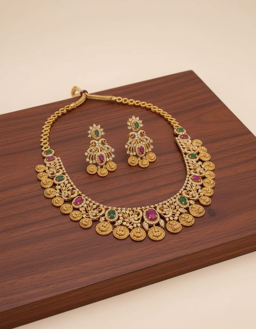 matt-finish-ad-stone-necklace-set
