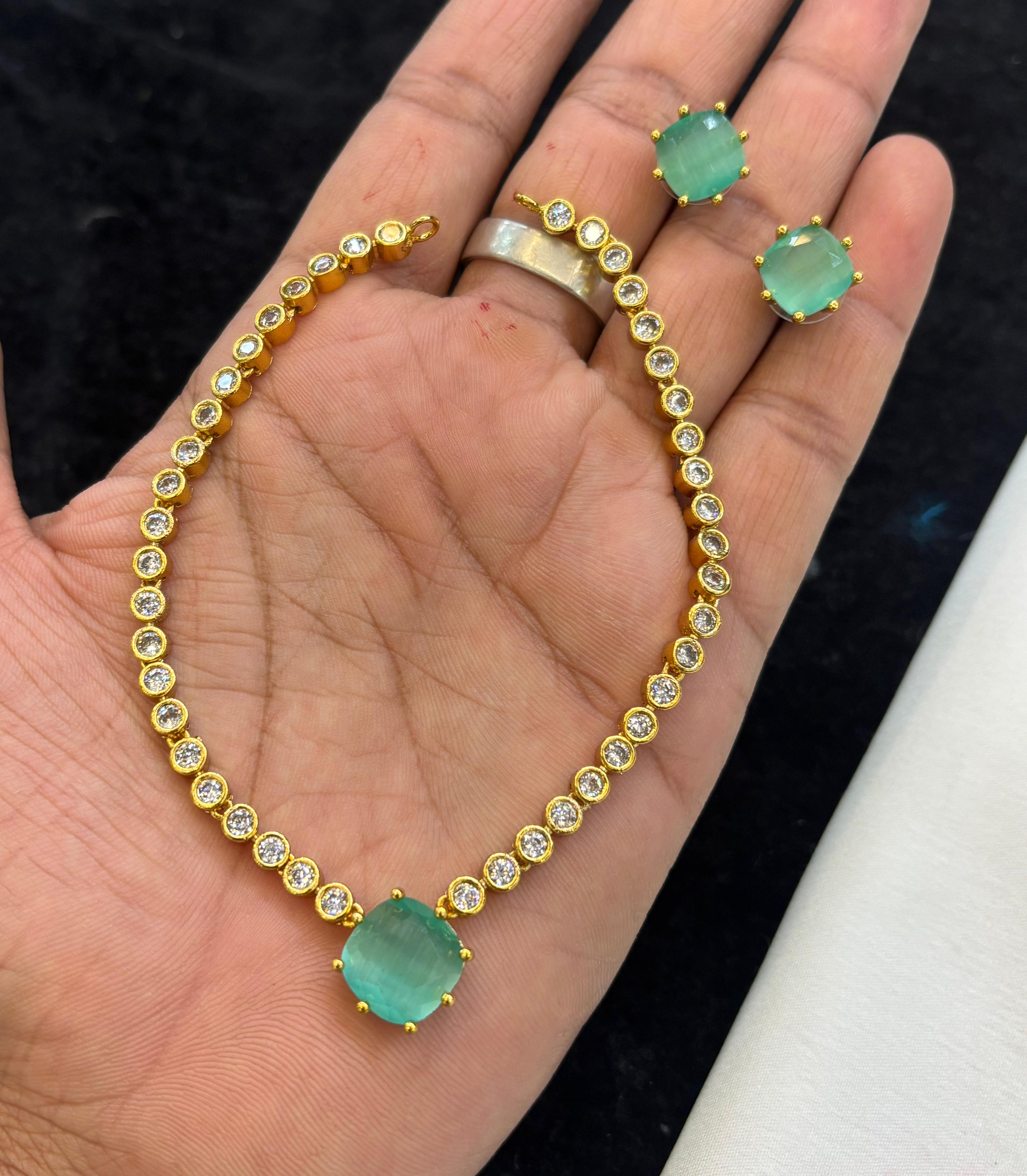 gold-finish-ad-stone-necklace-set