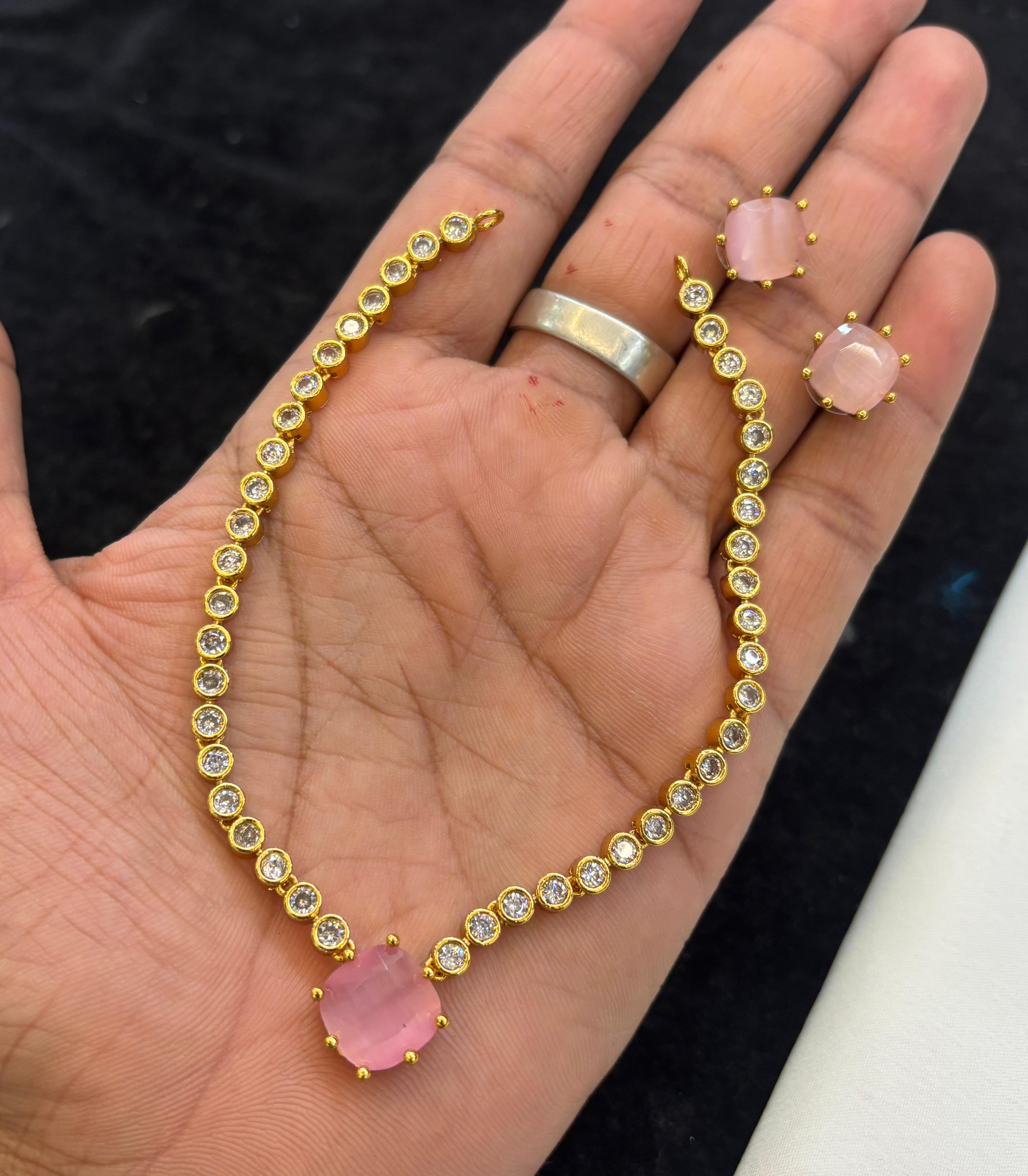 gold-finish-ad-stone-necklace-set