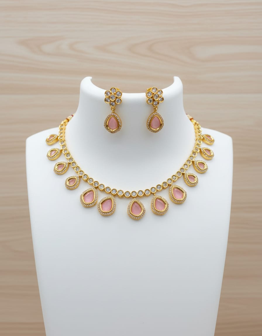 ad-stone-gold-finish-necklace-set