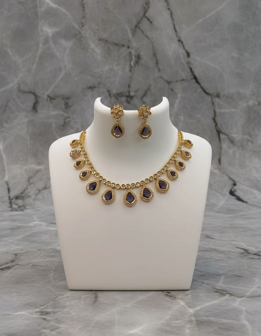 ad-stone-gold-finish-necklace-set