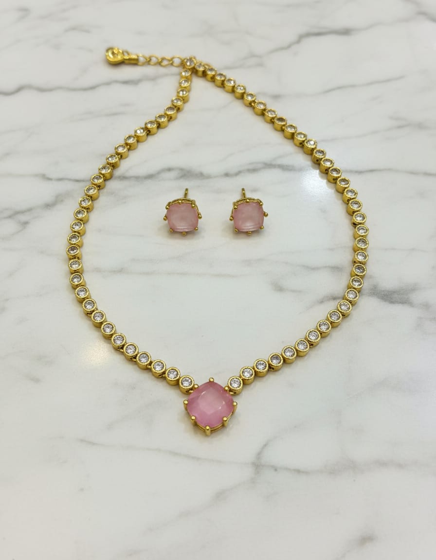 gold-finish-ad-stone-necklace-set