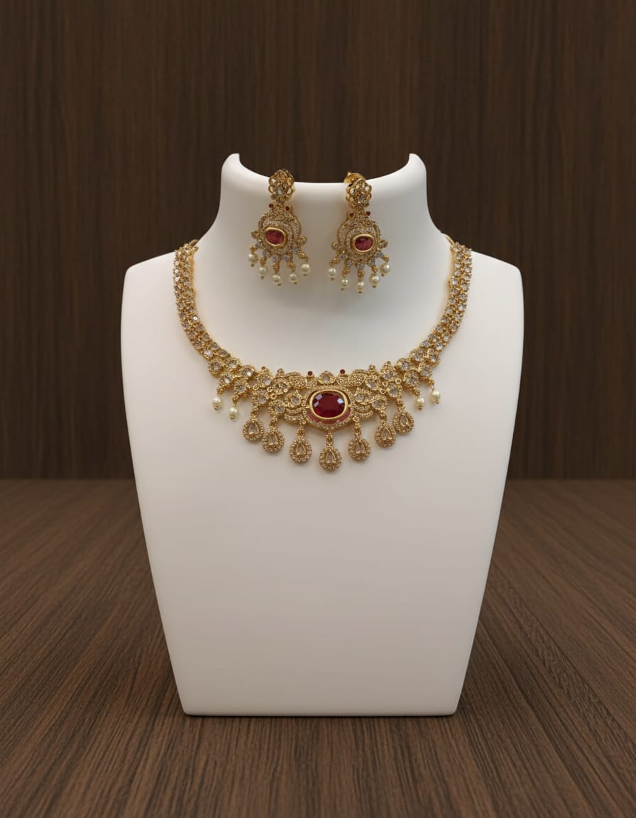 gold-finish-ad-stone-necklace-set