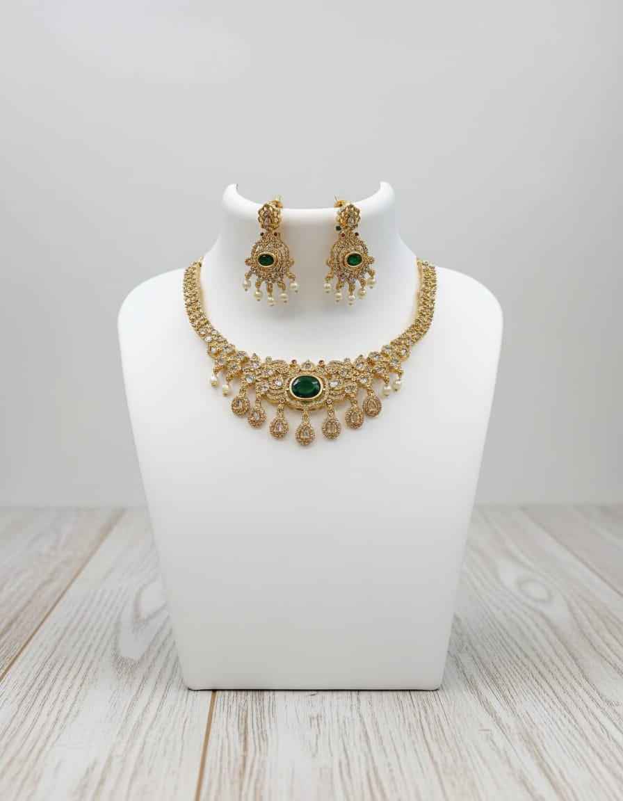 gold-finish-ad-stone-necklace-set