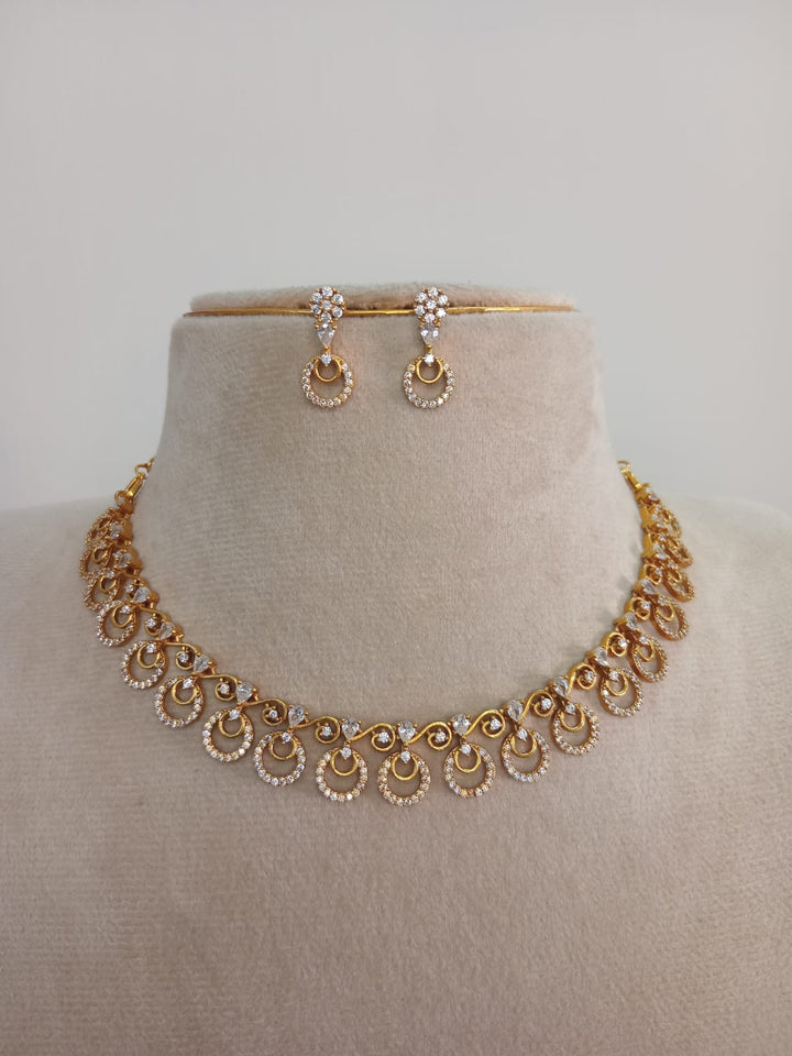AD Stone Necklace Set