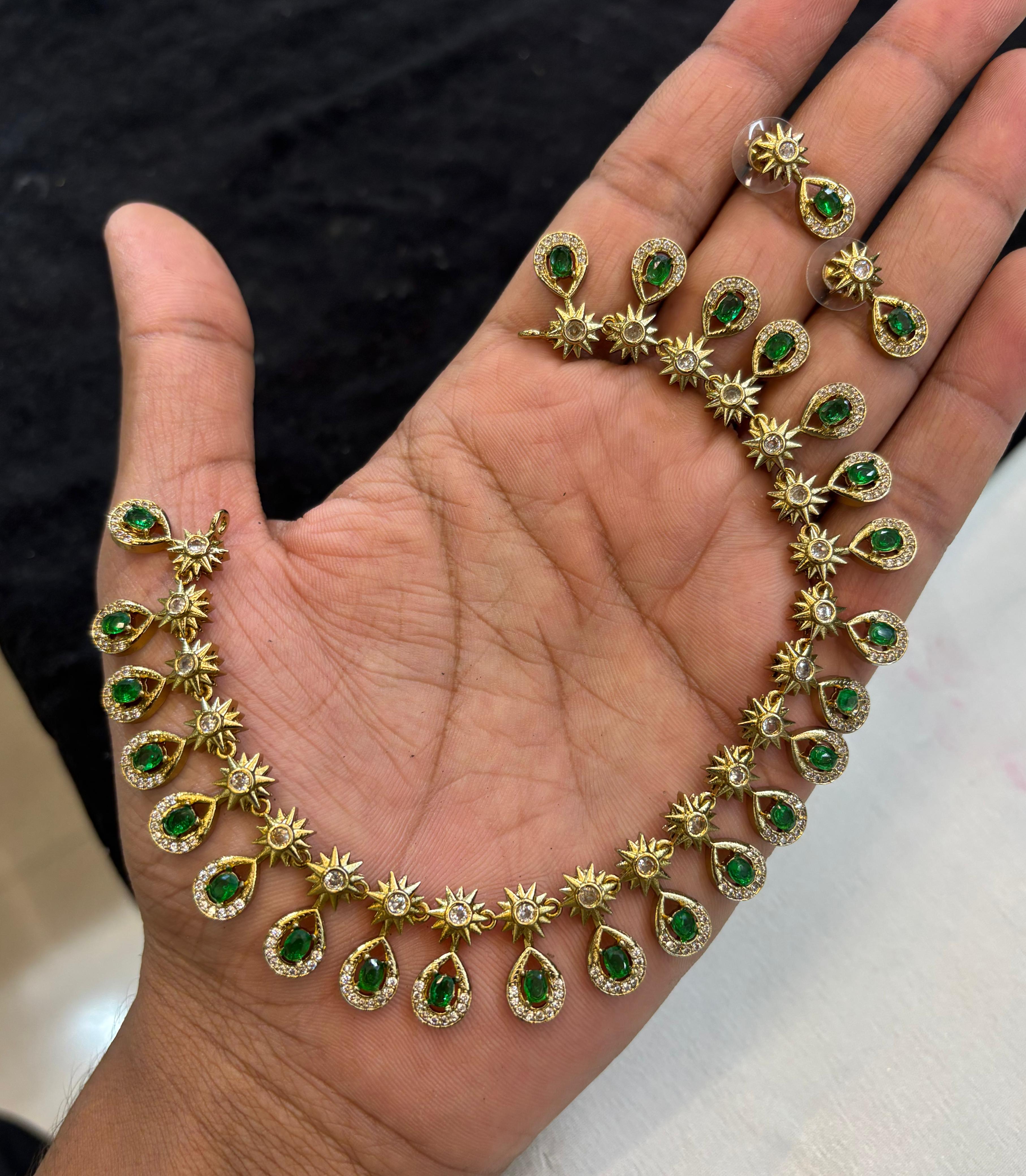 gold-finish-ad-stone-necklace-set