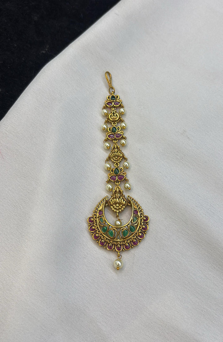Antique Finish Chandbali Lakshmi Chutti