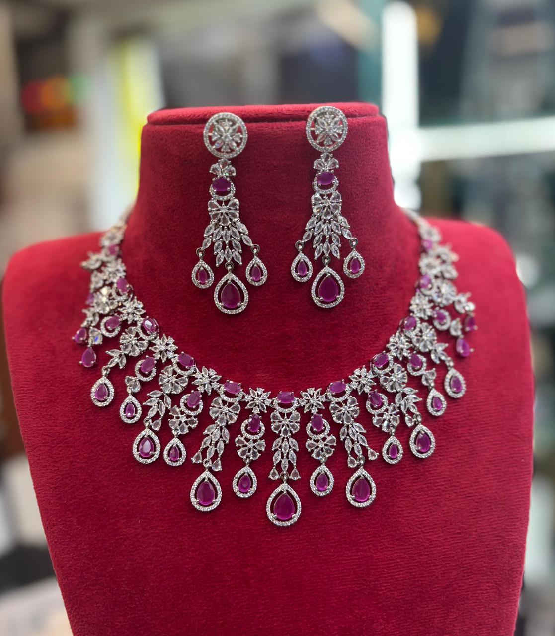 silver-polish-ad-stone-necklace-set