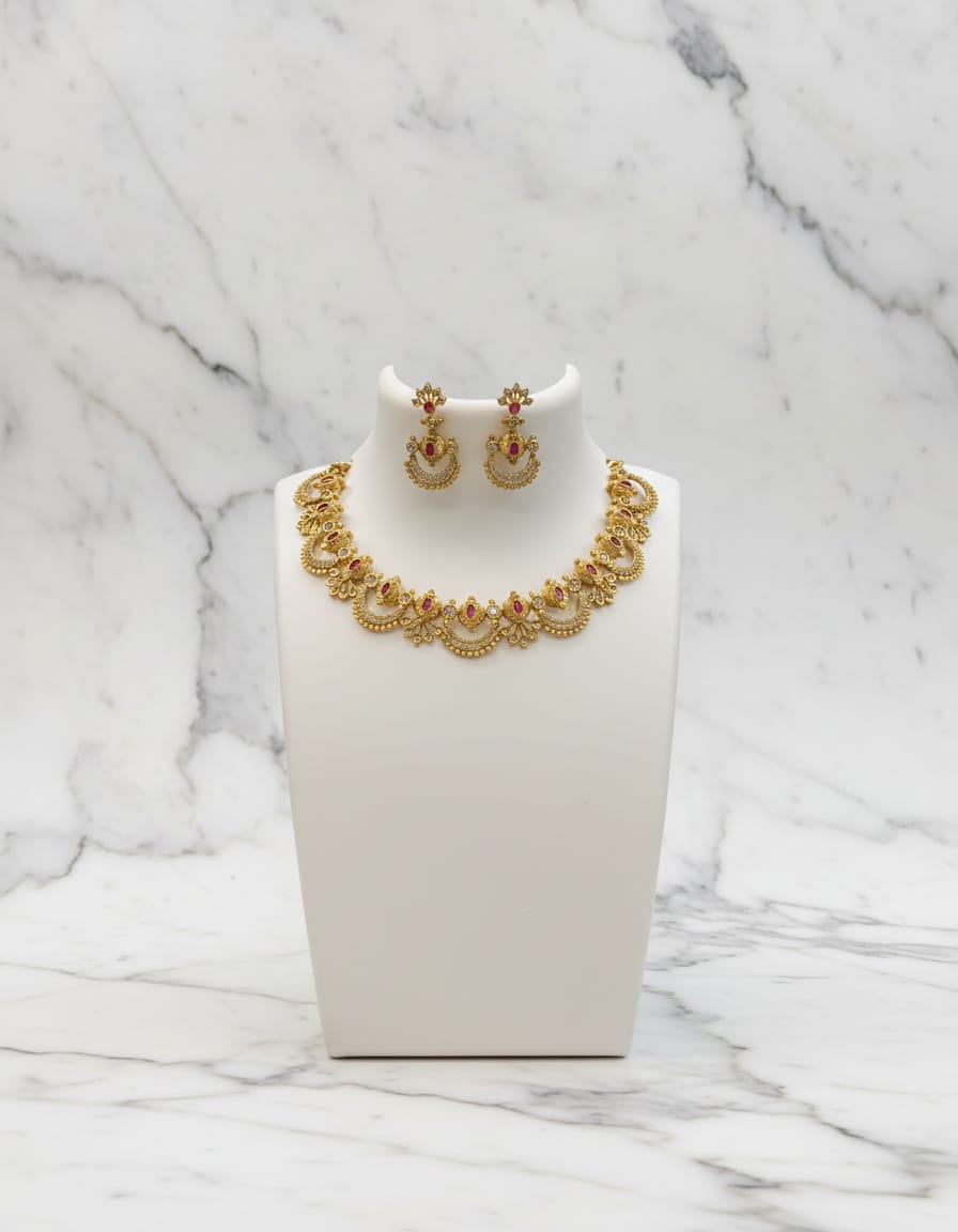 gold-finish-ad-stone-necklace-set
