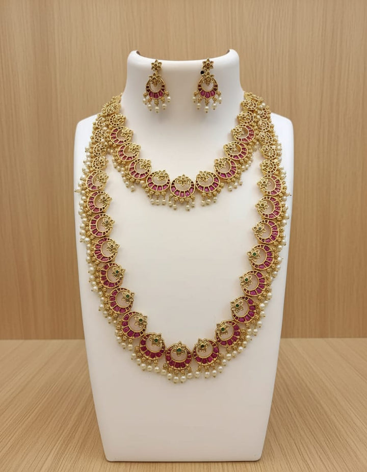 Guttapullusu Haram and Necklace Set