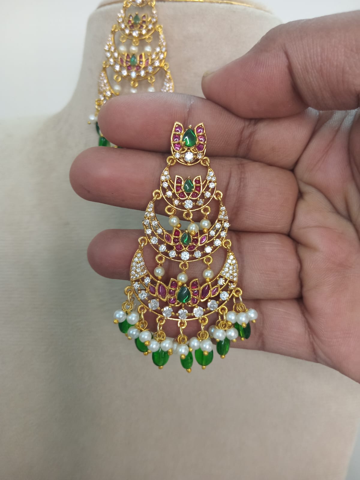 chandbali-ad-stone-long-earrings
