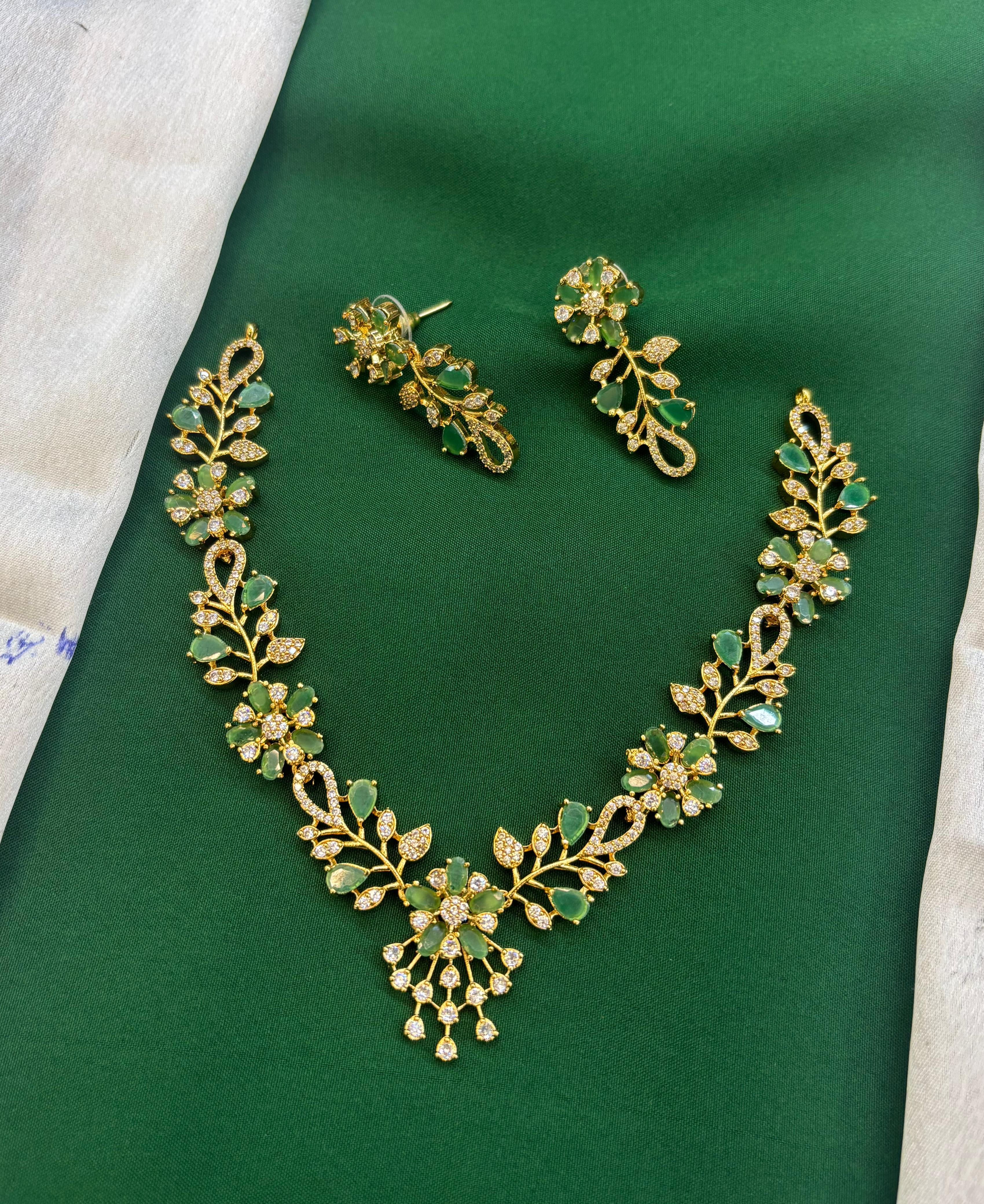 gold-finish-ad-stone-necklace-set
