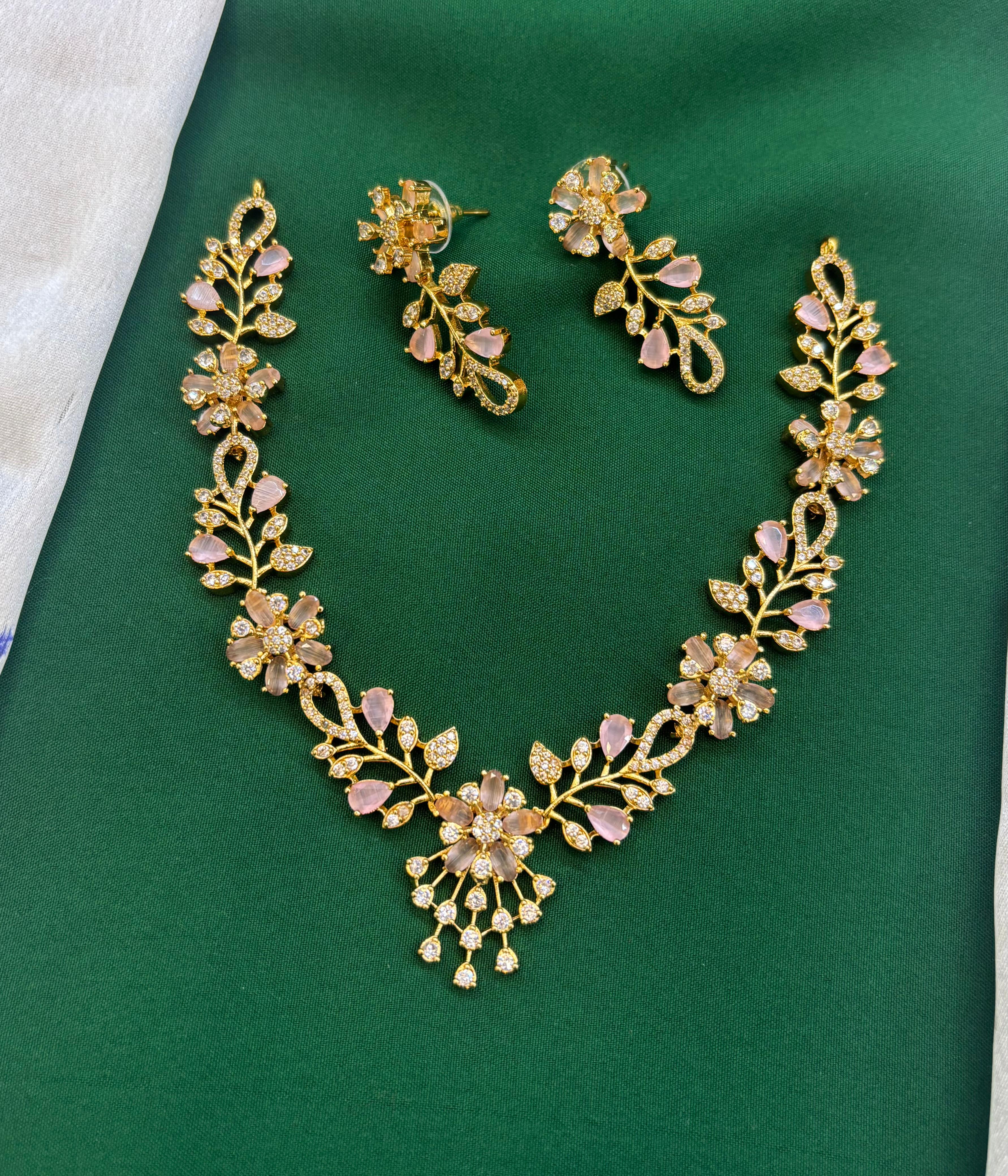 gold-finish-ad-stone-necklace-set