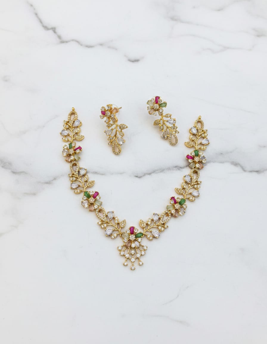 gold-finish-ad-stone-necklace-set