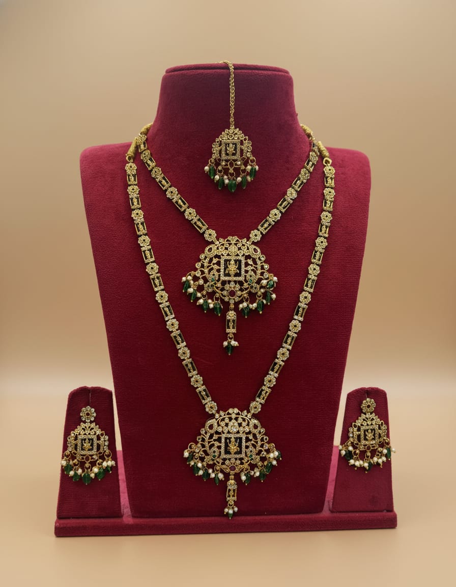ad-stone-narasimha-necklace-and-haram-combo-set-with-chutti