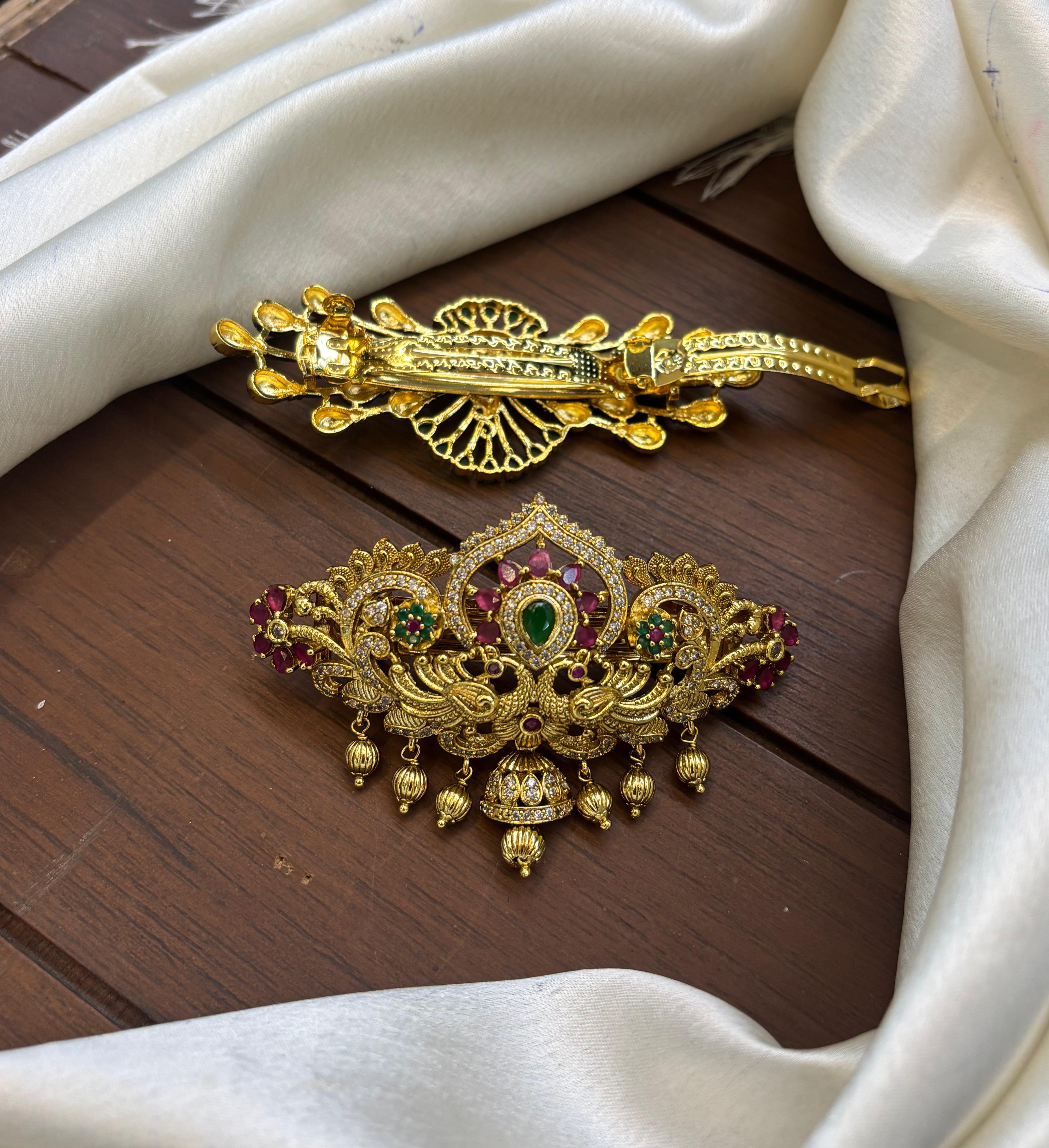 antique-finish-ad-stone-hair-clip
