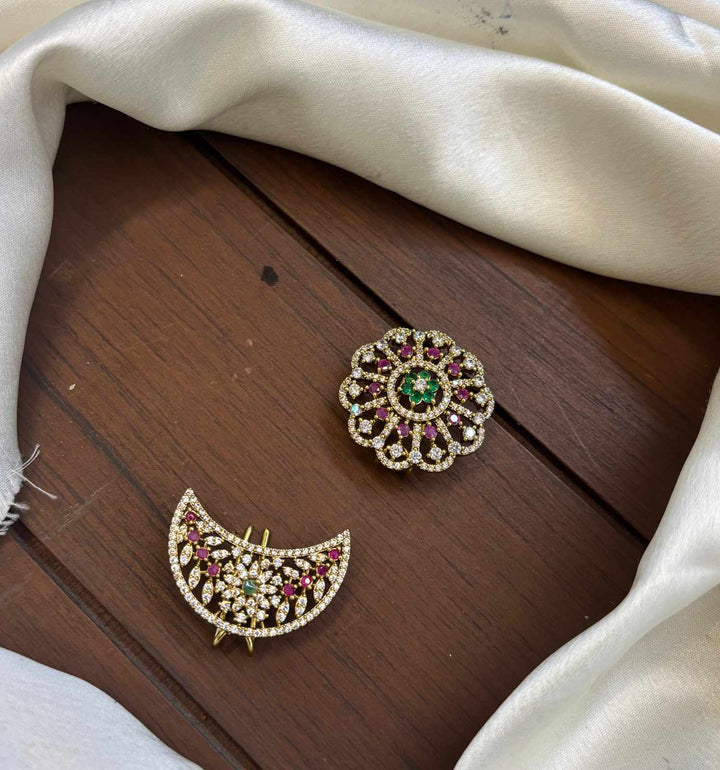 AD Stone Surya Chandra Hair Accessories