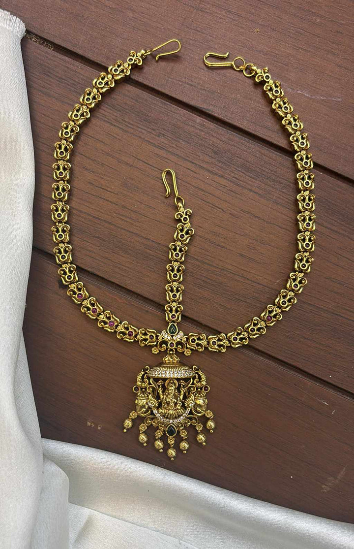 Antique Finish Lakshmi Full Forehead Chutti