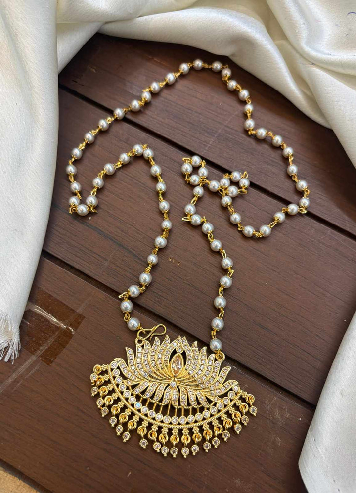 AD Stone Micro Plated Dollar Muthu Malai