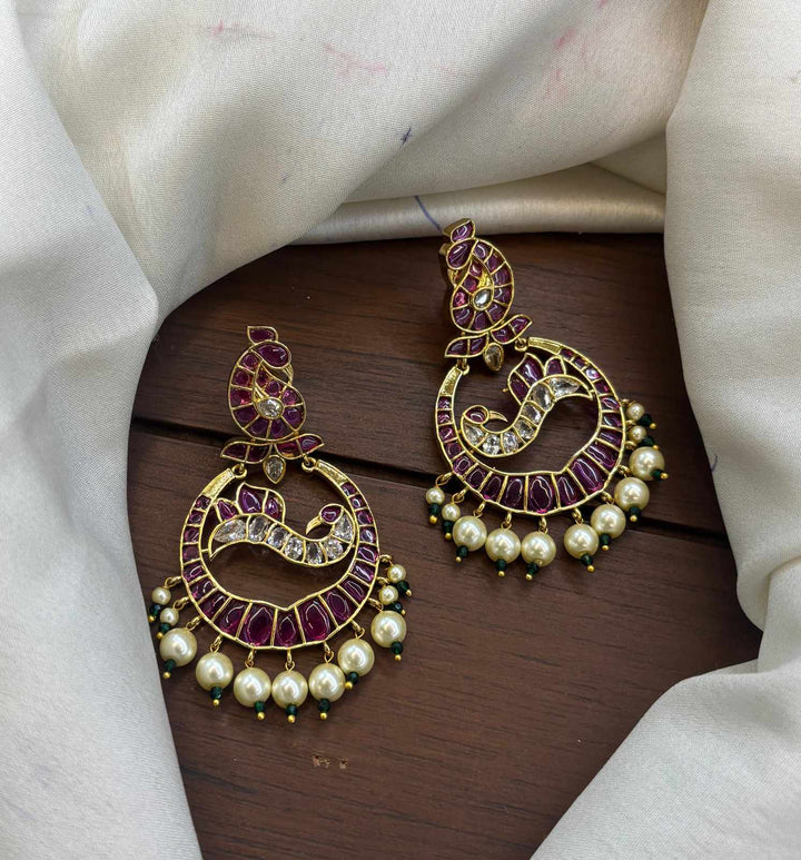 Matt Finish Kemp Stone Earrings