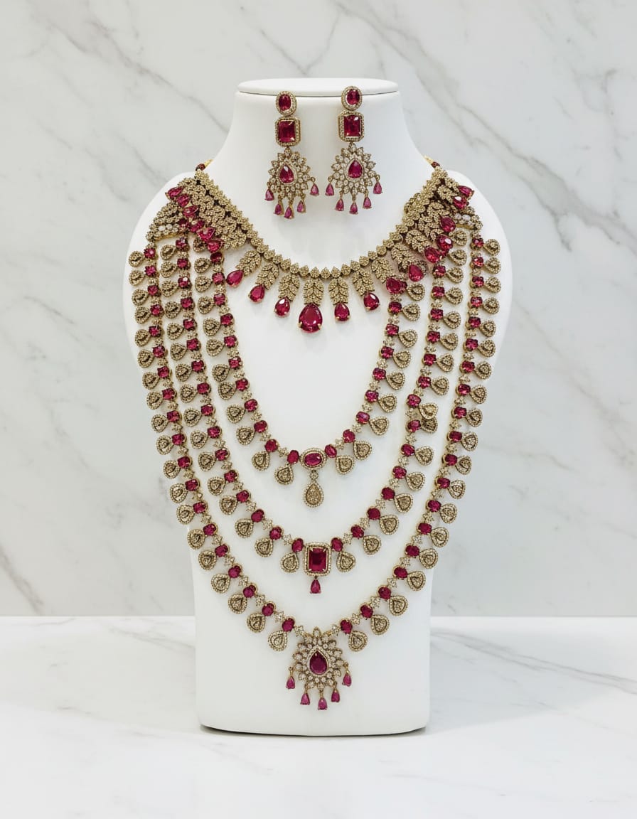 mehndi-polish-ad-stone-necklace-and-haram-layer-set-for-bride