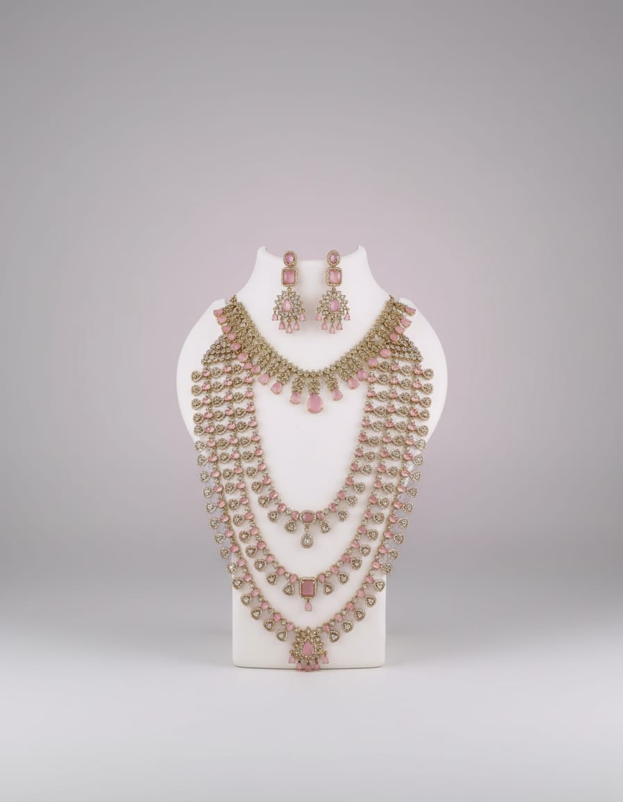 mehndi-polish-ad-stone-necklace-and-haram-layer-set-for-bride