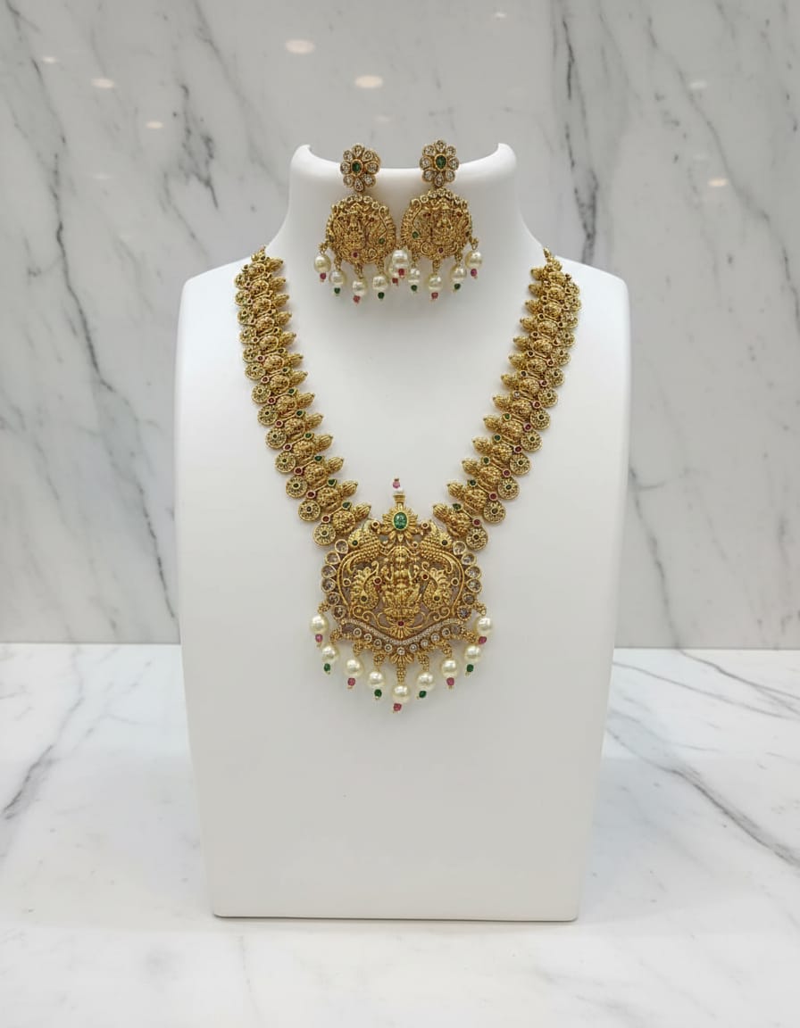 matt-finish-antique-design-necklace-set