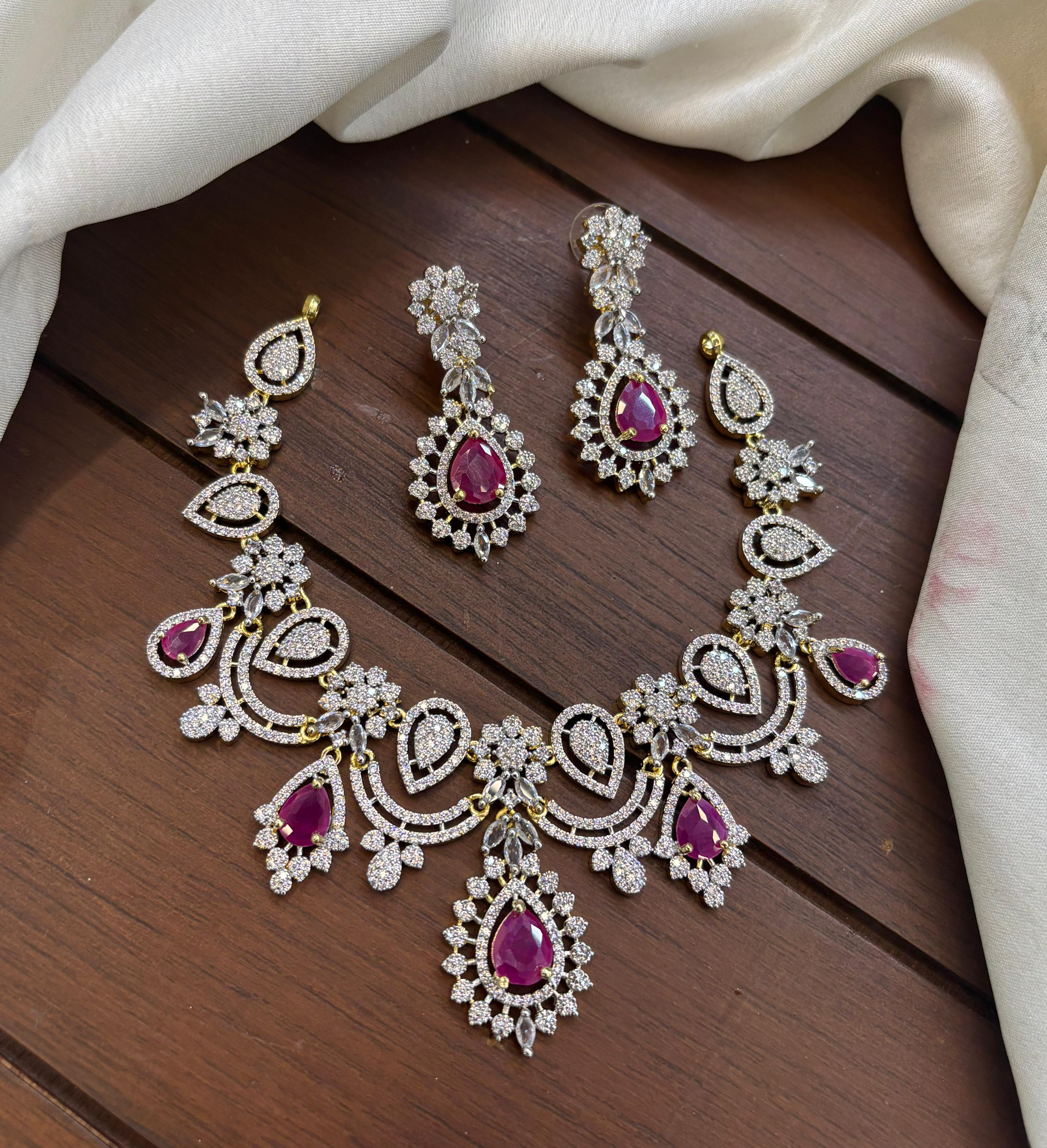 silver-polish-ad-stone-necklace-set